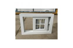 China Custom Glass Windows Upvc Vinyl Single Double Glazed Sliding Pvc Windows With Grills supplier
