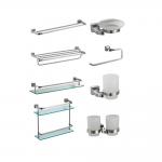 Silver Bathroom Hardware Sets Wall Mounted Stainles Steel Sus304 Gold satin for sale