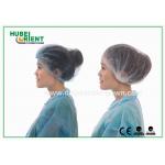 Single Use Nonwoven Mob Cap 21” 10gsm Double Elastic White Blue Green