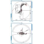 Mig Welding 6 Axis Chinese Robot Arm With Ehave CM350AR GBSCN