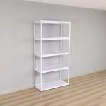 Galvanized Light Duty Sliding Shelf 100kg/layer for Clothing Display