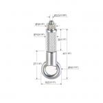 Brass+Iron Material Grip Wire Grippers For Stainless Steel Cable YW86416 for sale