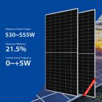530W 535W JA Solar Photovoltaic Modules 550W 555W Transparent Pv Modules For Greenhouses for sale