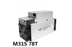 China Rectangle DDR 42J/T Asic Whatsminer M31S+ 78TH 80TH 3360W supplier