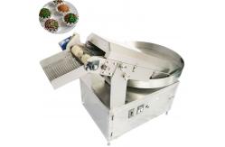 China Automatic cocoa powder chocolate sprinkles rotary table coating machine supplier