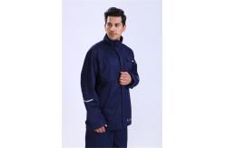 China EN1149 Electrical Arc Flash Protection Clothing , 280gsm Fire Resistant Jacket supplier