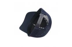 China Mesh Curved Brim Snapback Cap with Cotton Sweatband supplier