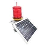 Airport Marine Tower Aviation Obstruction Light Solar Powered Low Intensity for sale