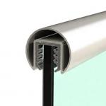 Anodizing Architectural Aluminium Profiles For Glass Railing Terrace Balustrade for sale