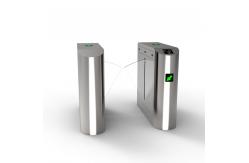 China LED Light Single Lane Flap Barrier Automatic Pedestrian supplier
