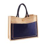 Linen Stitching Canvas Hessian Shopping Bags Custom Printed For Women