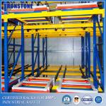 Labor-saved Push Back Industrial Rack System With High-speed Access for sale