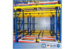China Labor-saved Push Back Industrial Rack System With High-speed Access supplier