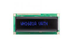 China 16*1 Character Monochrome SPI Interface Wide Temperature VATN LCD Module supplier