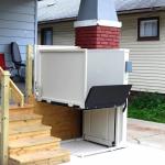6m Handicap Lift Platform Indoor Vertical Wheelchair Lift For Home