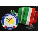 Taekwondo Racing Marathion Swiming Custom Sports Medals Soft Enamel Transparents Color for sale