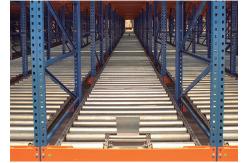 China Heavy Duty Gravity Flow Pallet Rack Sliding Racking RAL System Anti - Rust supplier