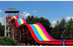 China Customized Mat Racer Water Slide FRP Fiberglass Large Water Slides For Adults supplier