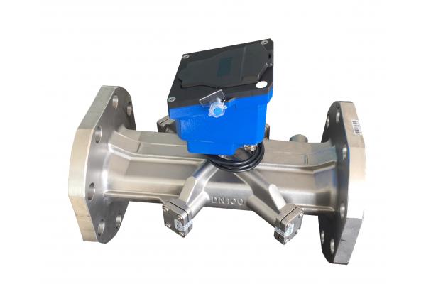 Lora DN300 External Inline Ultrasonic Flow Meter Wireless Communication