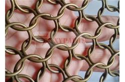 China Design And Manufacture Metal Mesh Curtain With Stainless Steel Rings supplier