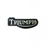 Twill Material Embroidered Biker Patches , Iron On Motorcycle Patches OEM