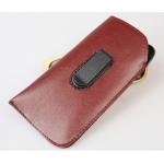 hot sell sunglasses pouch eyewear bag for sunglasses with back plastic  clip for sale