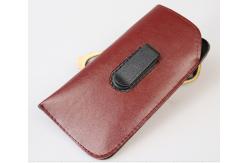 China hot sell sunglasses pouch eyewear bag for sunglasses with back plastic  clip supplier