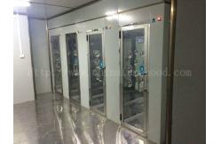 China High Speed Clean Air Shower Unit Single  / Double Door Intelligent Automatic Blowing supplier