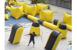 China Inflatable paintball bunker blindage with durable vavles supplier
