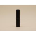 Middle Convex Matt Black Slim Lipstick Tube Portable For Cosmetic Packaging for sale