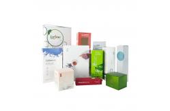 China OEM White Foldable Cardboard Boxes Spot UV Cosmetic Paper Box supplier