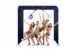 China Automatic Overhead 360 Booth Picture Booth Machine Photobooth Top Spinner Remote supplier