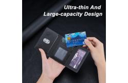 China Compact Magnetic Closure Wallet With Slim Design RFID Blocking supplier