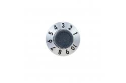 China Customizable 20mm Round Knob Potentiometer With Knurled Shaft supplier