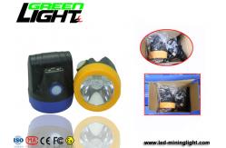 China IP68 1W 2.8Ah Li Ion 6000Lux Mining Hard Hat Lights supplier