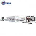 Flexo Carton Box Printing Slotting Machine With Die Cutter Folding Gluing for sale