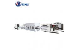 China Flexo Carton Box Printing Slotting Machine With Die Cutter Folding Gluing supplier