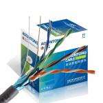305 Meters FTP Cat5e Ethernet Patch Cable 24AWG Copper Conductor LAN Cable for sale