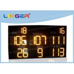 Multi - Function LED Cricket Scoreboard Electronic CE / RoHS Approved for sale