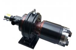 China Laser Feeding Rear Chuck Double Acting 4 Jaw Steel Chuck supplier
