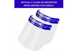 China Public Places Against Splashing PET Clear Face Visor supplier