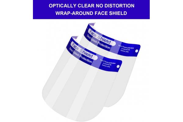 Public Places Against Splashing PET Clear Face Visor