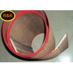 4*4mm Cardboard Division Non Stick Conveyor Belt For Drying