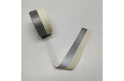 China Polyester Backing Half Reflective Half Luminous Fabric For Hats supplier