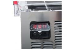 China Two Bowl Ice Slush Machine Smoothie Machine With Cooler System For Restaurant supplier