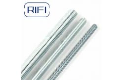China 3 Meter Zinc White Blue Plated All Thread Bar For Hardware Projects supplier