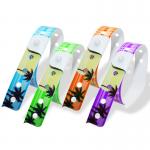 2025 Disposable ID Wristbands Vinyl PVC Custom L Shape Bracelet for Advertising Events for sale