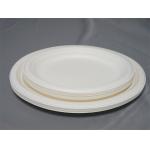 10 Or 12.5 Oval Biodegradable Sugarcane Bagasse Plates for sale