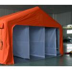 Inflatable first aid tent