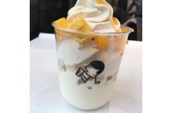 China Pp Plastic Milkshake Biodegradable Plastic Cups , Compostable Plastic Cups supplier